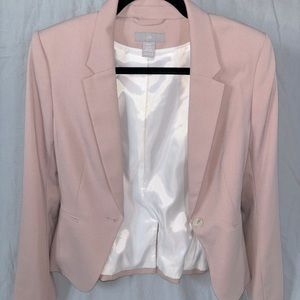 NWOT Blush pink H&M blazer (XS)